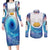 Cosmic Elizabeth Gintama Couples Matching Long Sleeve Bodycon Dress and Long Sleeve Button Shirt Anime Style