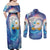 Cosmic Elizabeth Gintama Couples Matching Off Shoulder Maxi Dress and Long Sleeve Button Shirt Anime Style