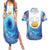 Cosmic Elizabeth Gintama Couples Matching Summer Maxi Dress and Hawaiian Shirt Anime Style