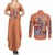 Kyo Sohma Fruits Basket Couples Matching Summer Maxi Dress and Long Sleeve Button Shirt Anime Style