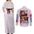 Ippo Makunouchi Hajime no Ippo Couples Matching Off Shoulder Maxi Dress and Long Sleeve Button Shirt Anime Style