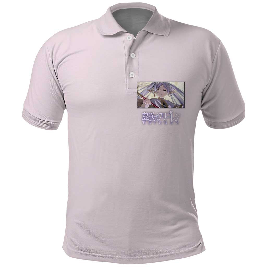 Frieren Frieren Beyond Journey’s End Polo Shirt Anime Style