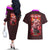 Ryomen Sukuna V2 Jujutsu Kaisen Couples Matching Off The Shoulder Long Sleeve Dress and Hawaiian Shirt Anime Style