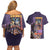 Kaido V2 One Piece Couples Matching Off Shoulder Short Dress and Hawaiian Shirt Anime Style