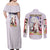 Frieren -  Frieren Beyond Journey’s End Couples Matching Off Shoulder Maxi Dress and Long Sleeve Button Shirt Anime Art Style