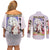 Frieren -  Frieren Beyond Journey’s End Couples Matching Off Shoulder Short Dress and Long Sleeve Button Shirt Anime Art Style