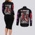 Uchiha Madara Naruto Couples Matching Long Sleeve Bodycon Dress and Long Sleeve Button Shirt Anime Style