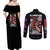 Uchiha Madara Naruto Couples Matching Off Shoulder Maxi Dress and Long Sleeve Button Shirt Anime Style