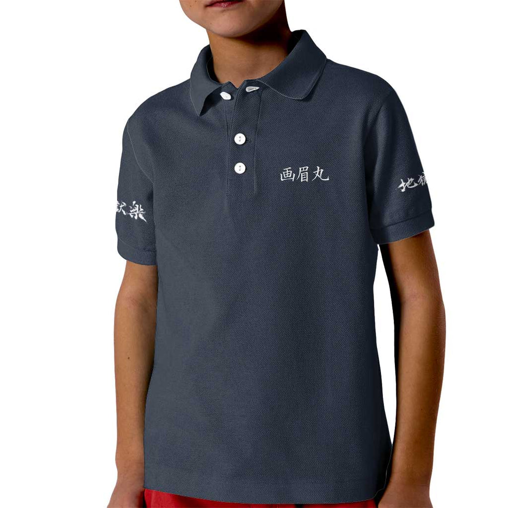 Gabimaru Hell’s Paradise Kid Polo Shirt Anime Style