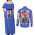 Aerial Gundam Witch from Mercury Couples Matching Off Shoulder Maxi Dress and Long Sleeve Button Shirt Anime Style