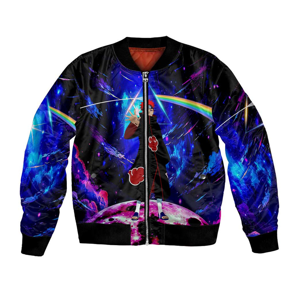 Naruto Akatsuki Astral Led Pain Bomber Jacket Trippy Style