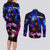 Naruto Akatsuki Astral Led Pain Couples Matching Long Sleeve Bodycon Dress and Long Sleeve Button Shirt Trippy Style