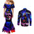 Naruto Akatsuki Astral Led Pain Couples Matching Mermaid Dress and Long Sleeve Button Shirt Trippy Style