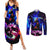 Naruto Akatsuki Astral Led Pain Couples Matching Summer Maxi Dress and Long Sleeve Button Shirt Trippy Style