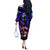 Naruto Akatsuki Astral Led Pain Off The Shoulder Long Sleeve Dress Trippy Style