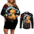 Zenitsu - Anime Japan Style Couples Matching Off Shoulder Short Dress and Long Sleeve Button Shirt