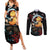 Zenitsu - Anime Japan Style Couples Matching Summer Maxi Dress and Long Sleeve Button Shirt