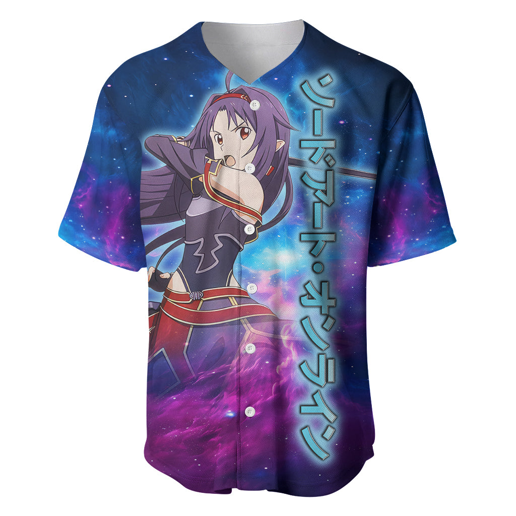 Yuuki Baseball Jersey Sword Art Galaxy Style