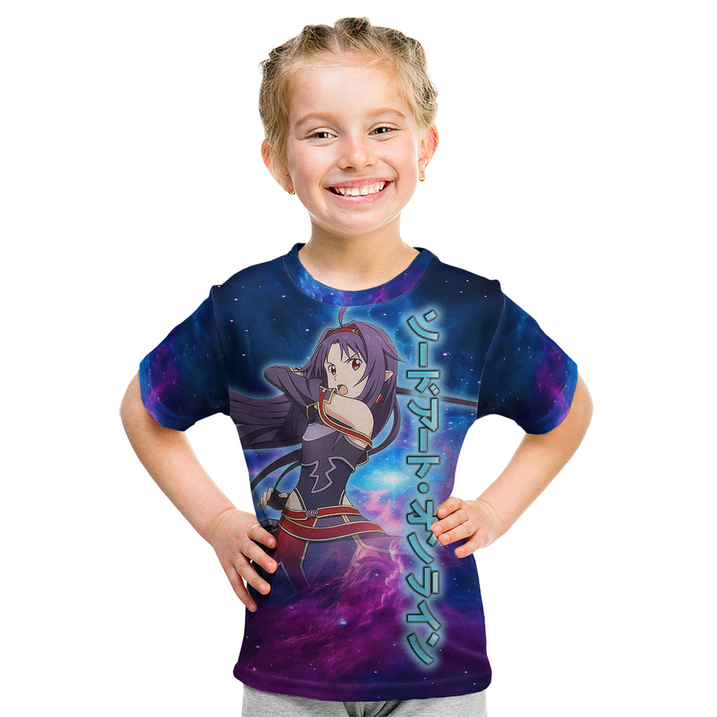 Yuuki Kid T Shirt Sword Art Galaxy Style