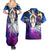 Yui Couples Matching Summer Maxi Dress and Hawaiian Shirt Sword Art Galaxy Style