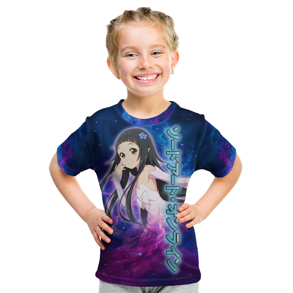 Yui Kid T Shirt Sword Art Galaxy Style