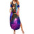 Klein Summer Maxi Dress Sword Art Galaxy Style