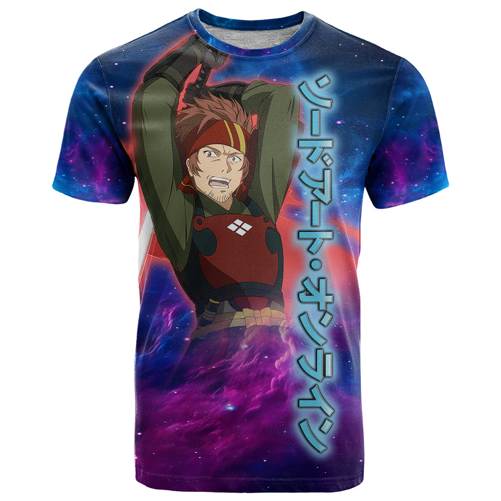 Klein T Shirt Sword Art Galaxy Style