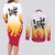 Rengoku Couples Matching Long Sleeve Bodycon Dress and Long Sleeve Button Shirt Demon Slayer Funny Style