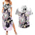 Shinobu Kocho Demon Slayer Couples Matching Summer Maxi Dress and Hawaiian Shirt Anime Style