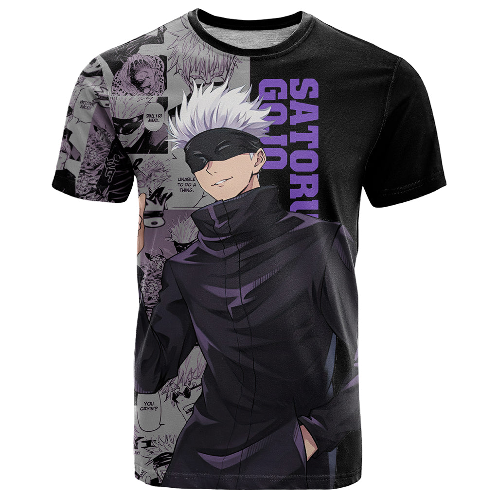 Satoru Gojo - Jujutsu Kaisen T Shirt Manga Style