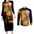 Saitama Couples Matching Long Sleeve Bodycon Dress and Long Sleeve Button Shirt Funny and Cool One Punch Man Anime