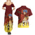 Kamina Couples Matching Summer Maxi Dress and Hawaiian Shirt Tengen Toppa Gurren Lagann