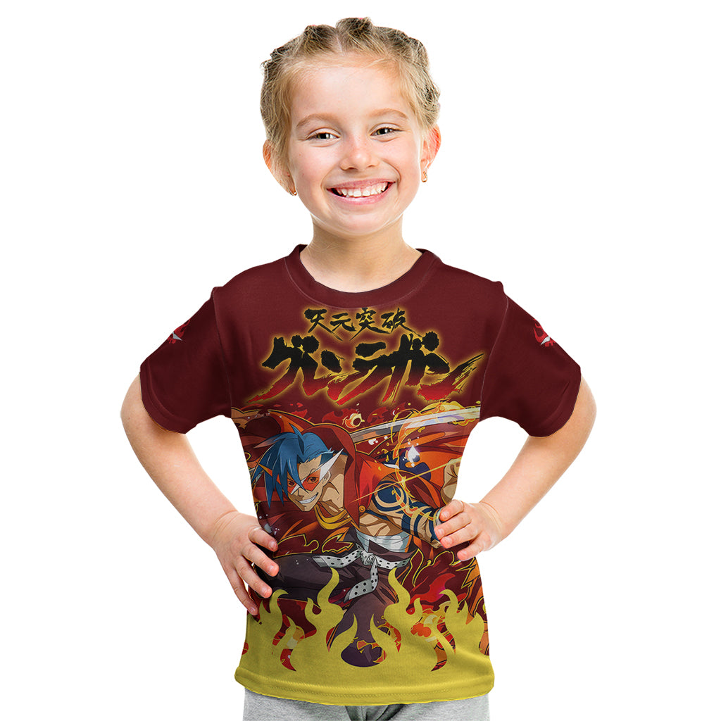 Kamina Kid T Shirt Tengen Toppa Gurren Lagann