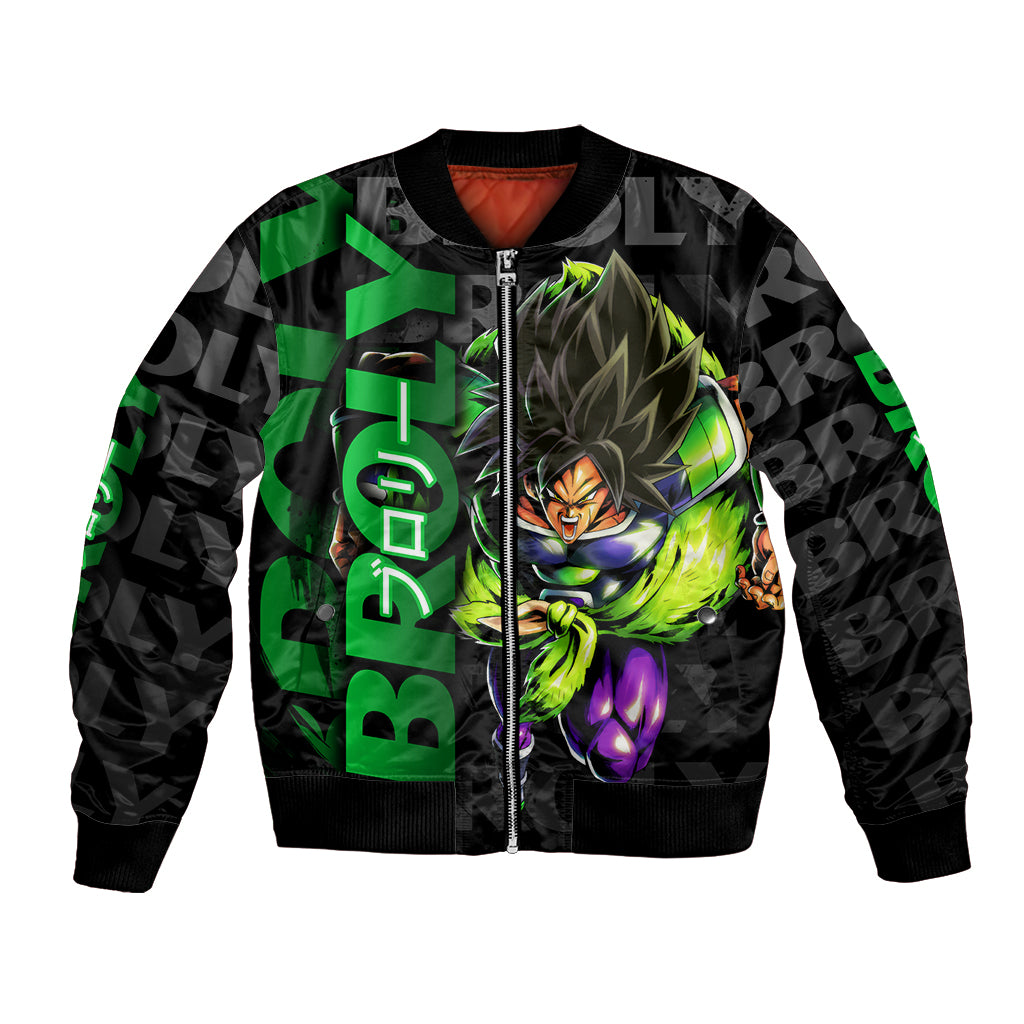 Broly - Dragon Ball Bomber Jacket Anime Mix Pattern Style