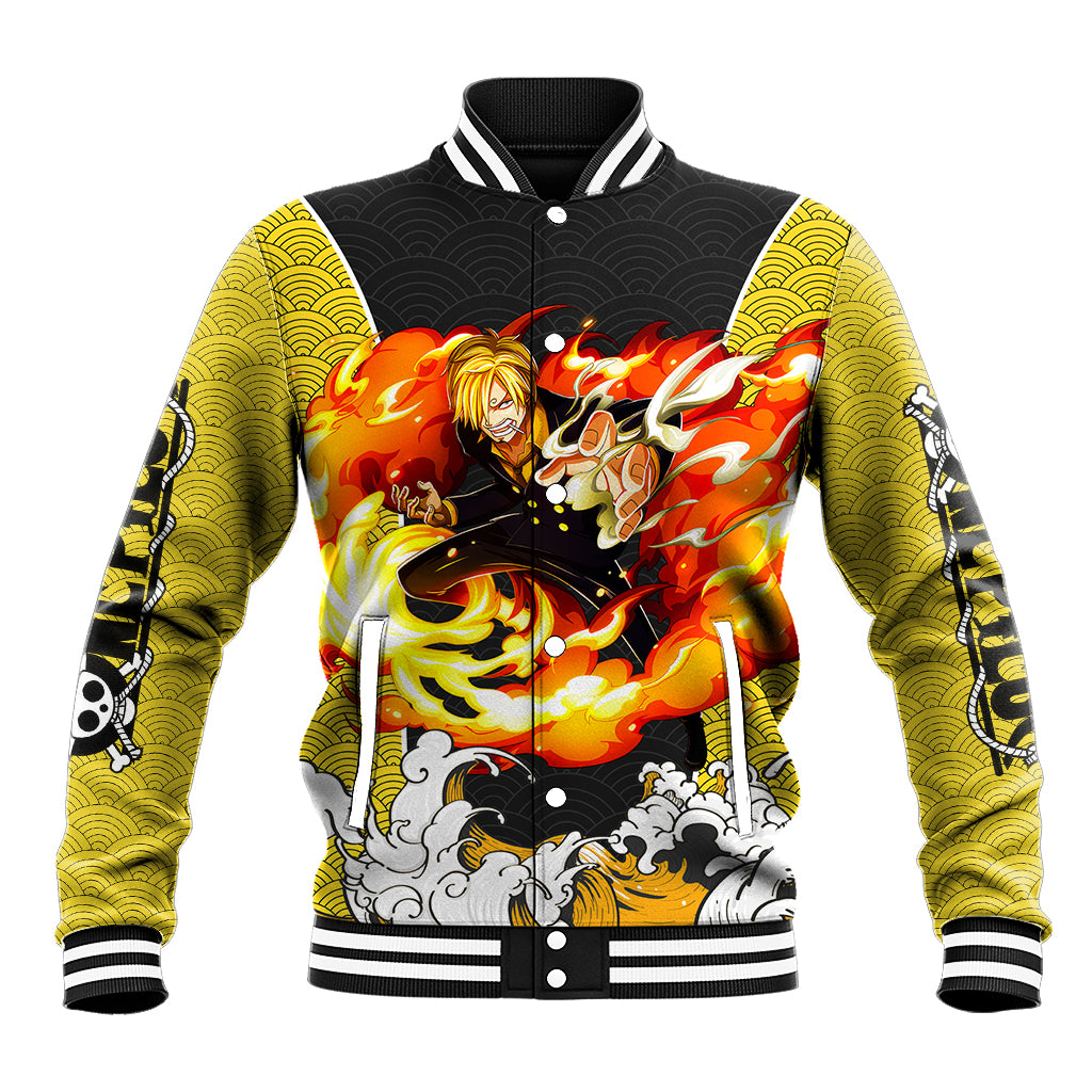 Vinsmoke Sanji - One Piece Baseball Jacket Anime Mix Japan Pattern Style