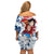 Luffy - One Piece Off Shoulder Short Dress Anime Mix Japan Pattern Style