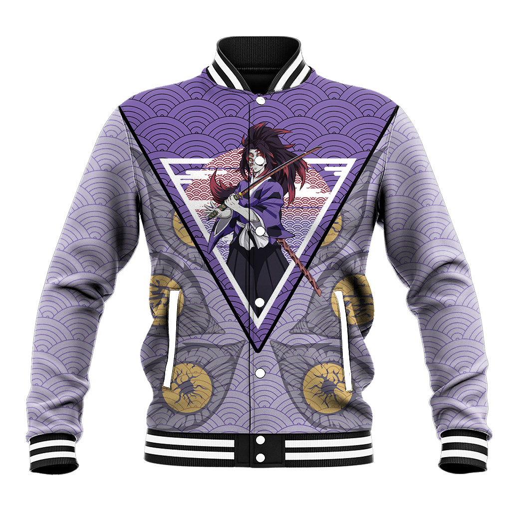 Kokushibo - Demons Slayer Baseball Jacket Anime Mix Japan Pattern Style