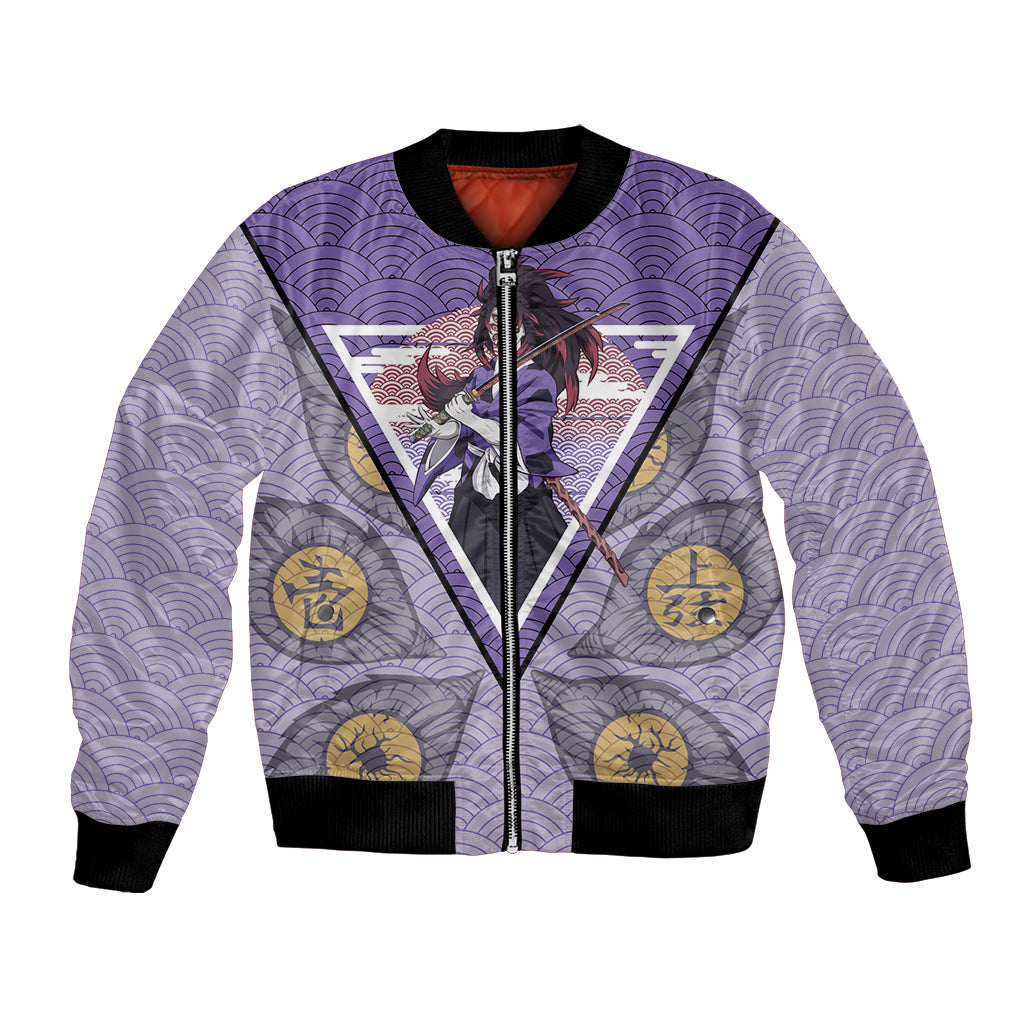 Kokushibo - Demons Slayer Bomber Jacket Anime Mix Japan Pattern Style