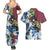 Giyu Tomioka - Demons Slayer Couples Matching Summer Maxi Dress and Hawaiian Shirt Anime Mix Japan Pattern Style