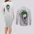 Roronoa Zoro - One Piece Couples Matching Long Sleeve Bodycon Dress and Long Sleeve Button Shirt Anime Mix Japan Pattern Style