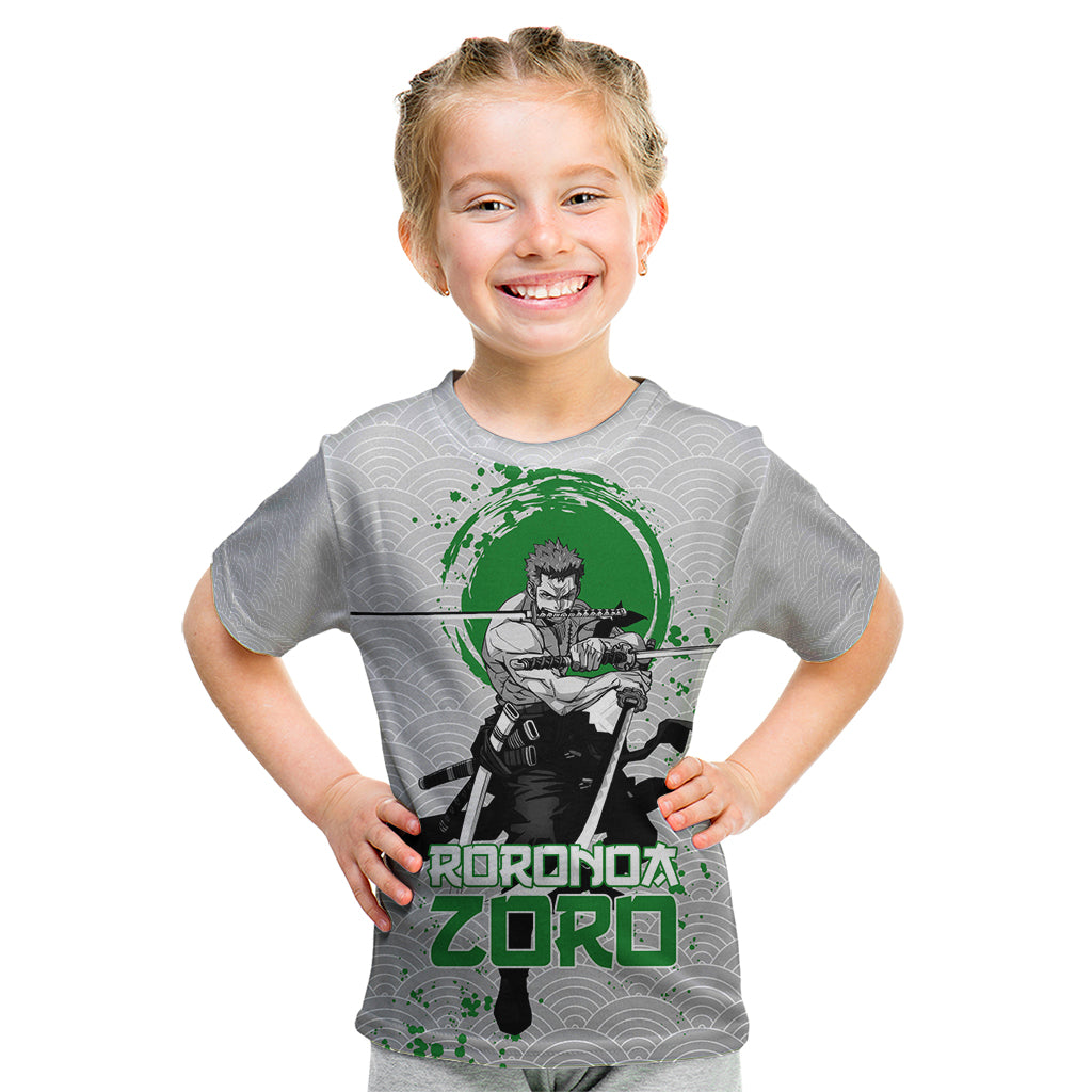 Roronoa Zoro - One Piece Kid T Shirt Anime Mix Japan Pattern Style