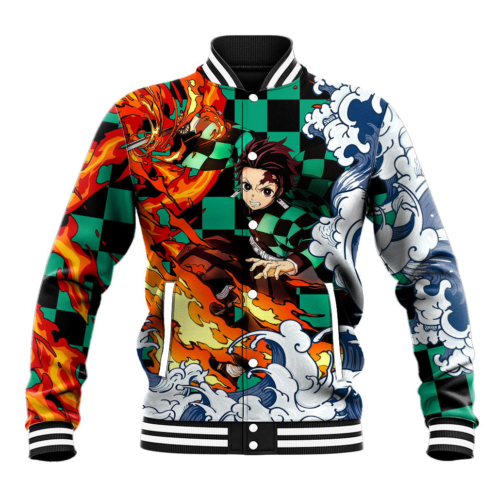 Tanjiro - Demon Slayer Baseball Jacket Anime Mix Japan Pattern Style