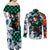 Tanjiro - Demon Slayer Couples Matching Off Shoulder Maxi Dress and Long Sleeve Button Shirt Anime Mix Japan Pattern Style