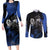 Jotaro Kujo - JoJo's Bizarre Adventure Couples Matching Long Sleeve Bodycon Dress and Long Sleeve Button Shirt Anime Style