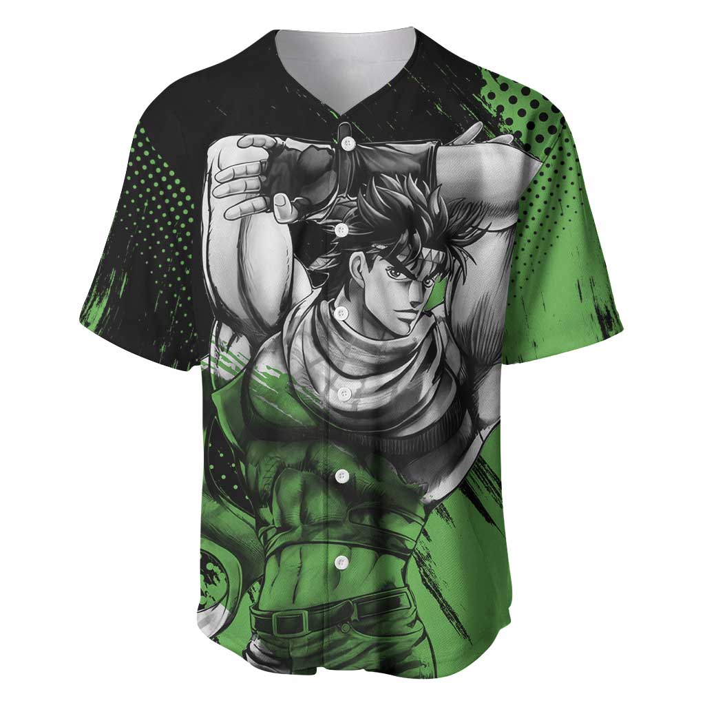 Joseph Joestar - JoJo's Bizarre Adventure Baseball Jersey Anime Style