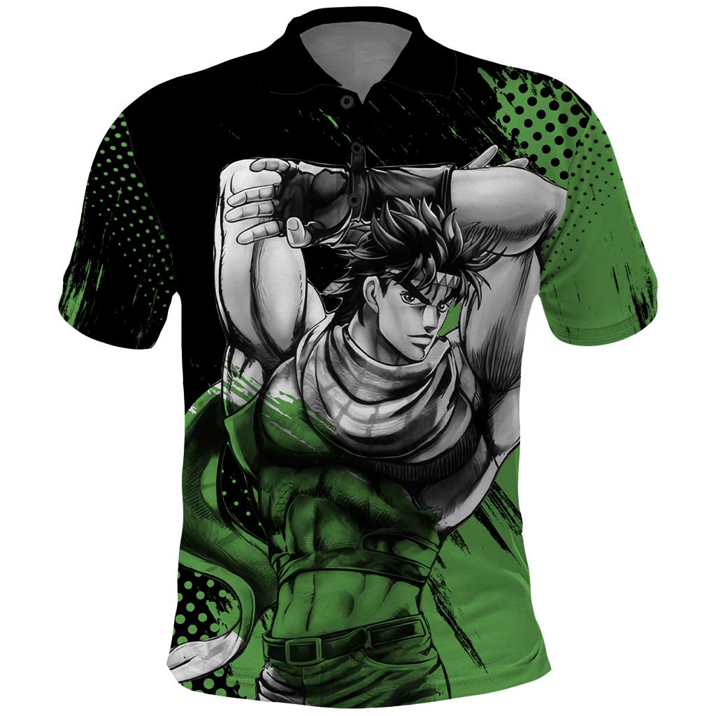 Joseph Joestar - JoJo's Bizarre Adventure Polo Shirt Anime Style