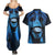 Statue of God - Solo Leveling Couples Matching Summer Maxi Dress and Hawaiian Shirt Anime Style