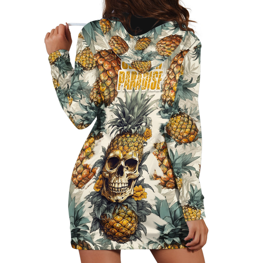 pineapple-skull-hoodie-dress-summer-paradise