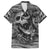 black-and-white-metallica-skull-family-matching-summer-maxi-dress-and-hawaiian-shirt