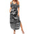 black-and-white-metallica-skull-family-matching-summer-maxi-dress-and-hawaiian-shirt